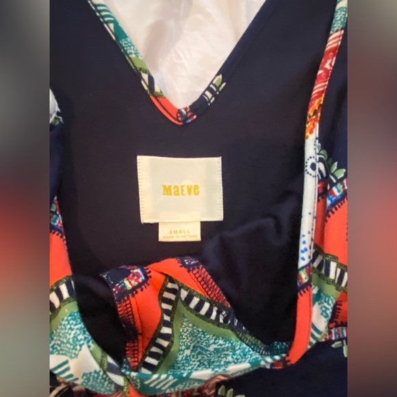 Long (stretch) “tribal” maxi from anthropology - Picture 4 of 5